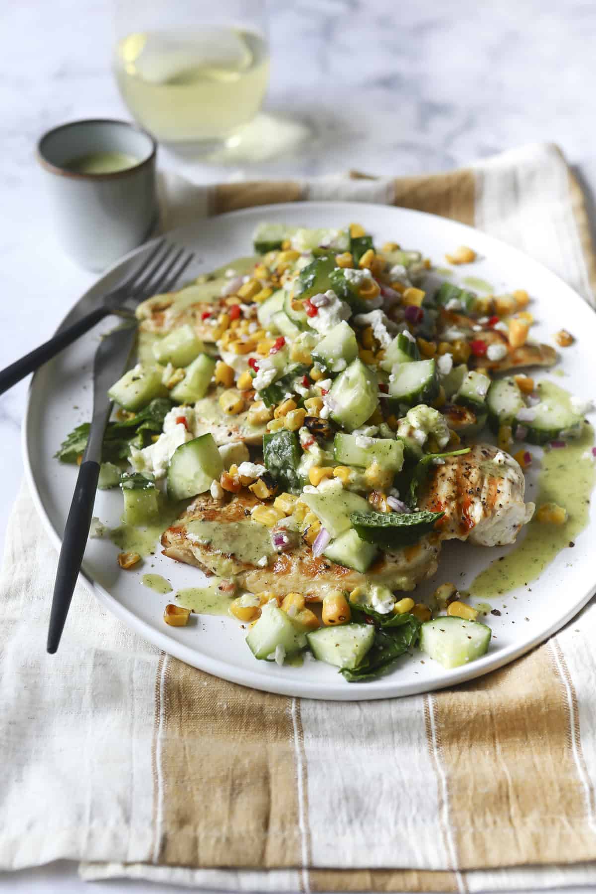 Grilled Chicken Summer Salad-image